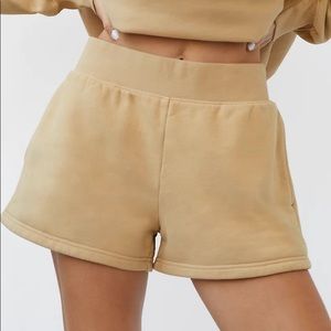 TNA cozy af fleece shorts. Size small.